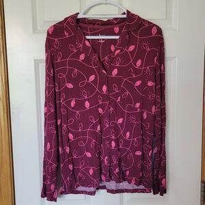 NWOT Christmas Lights Pajama Set